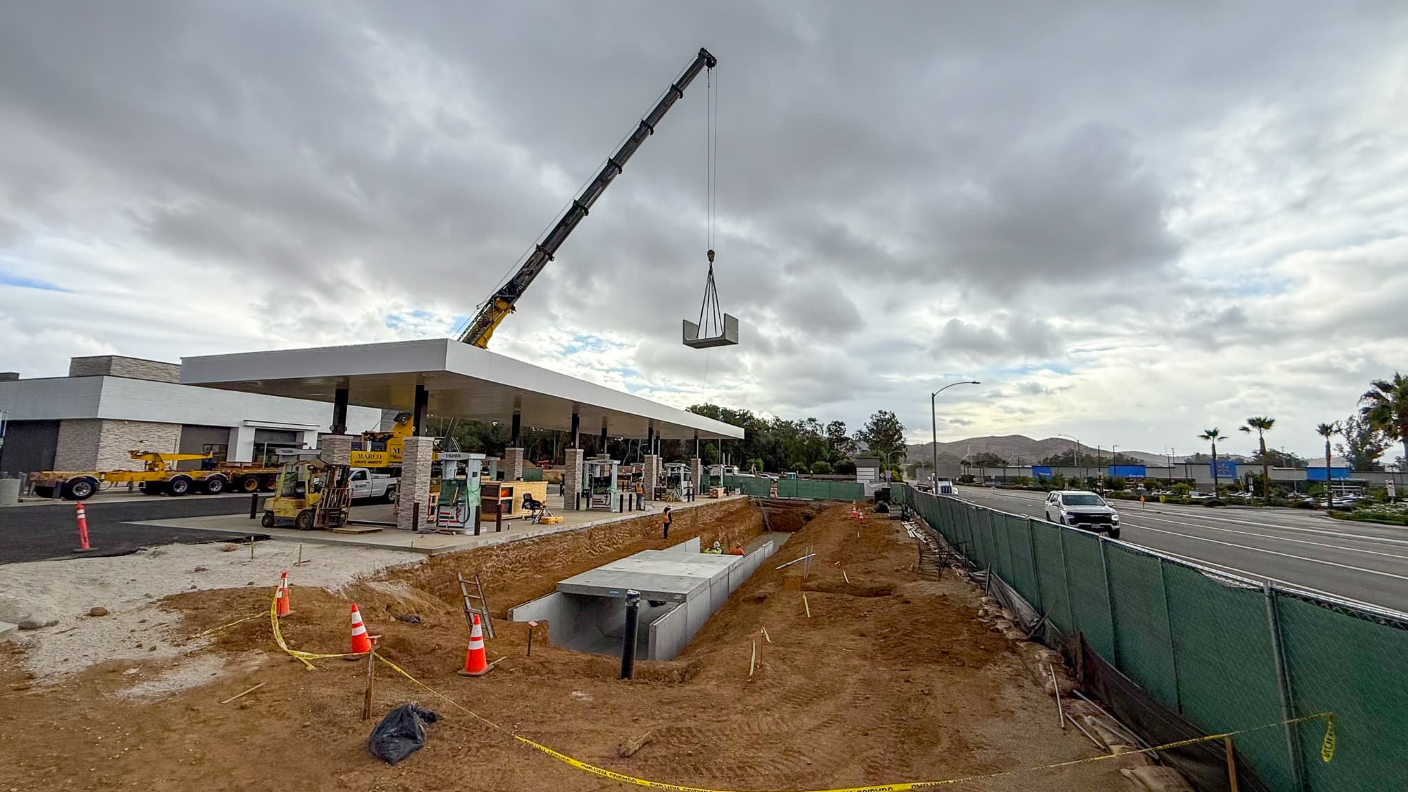 Stormwater Detention for a Compact Commercial Site