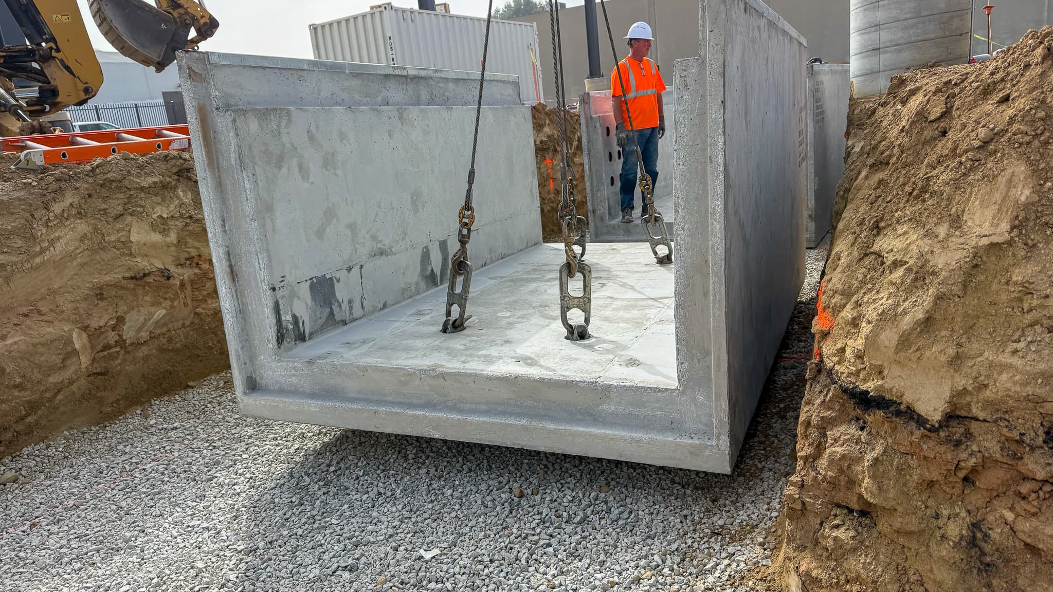 Custom Trench Layout Powers Semi-Truck Charging Station