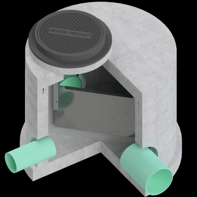 Manhole Ramp Connection Diversion Manhole | Jensen Infrastructure
