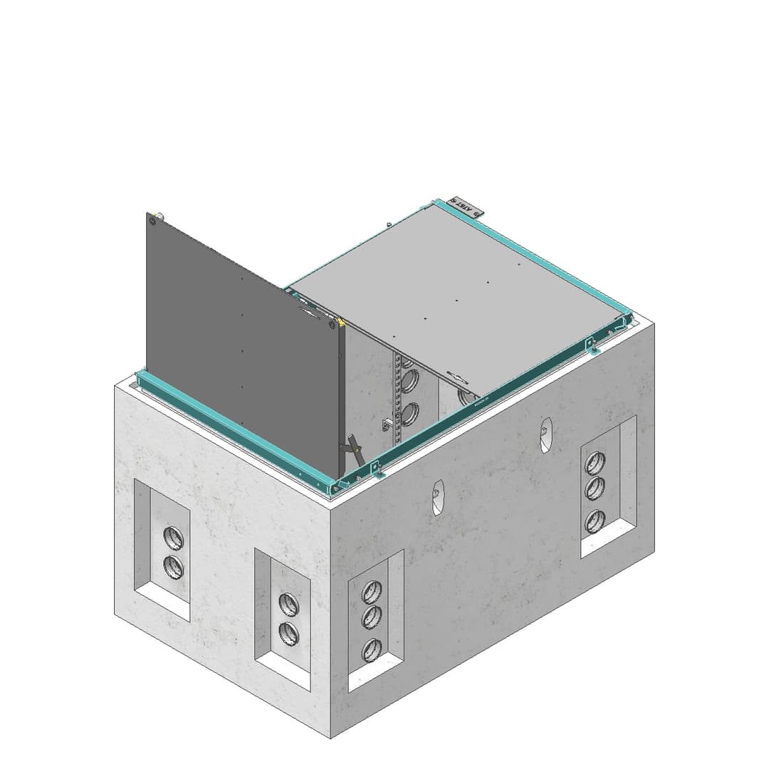 Pedestrian Pull Box - 4878 w/ Hinged Cover - AT&T Northern California ...