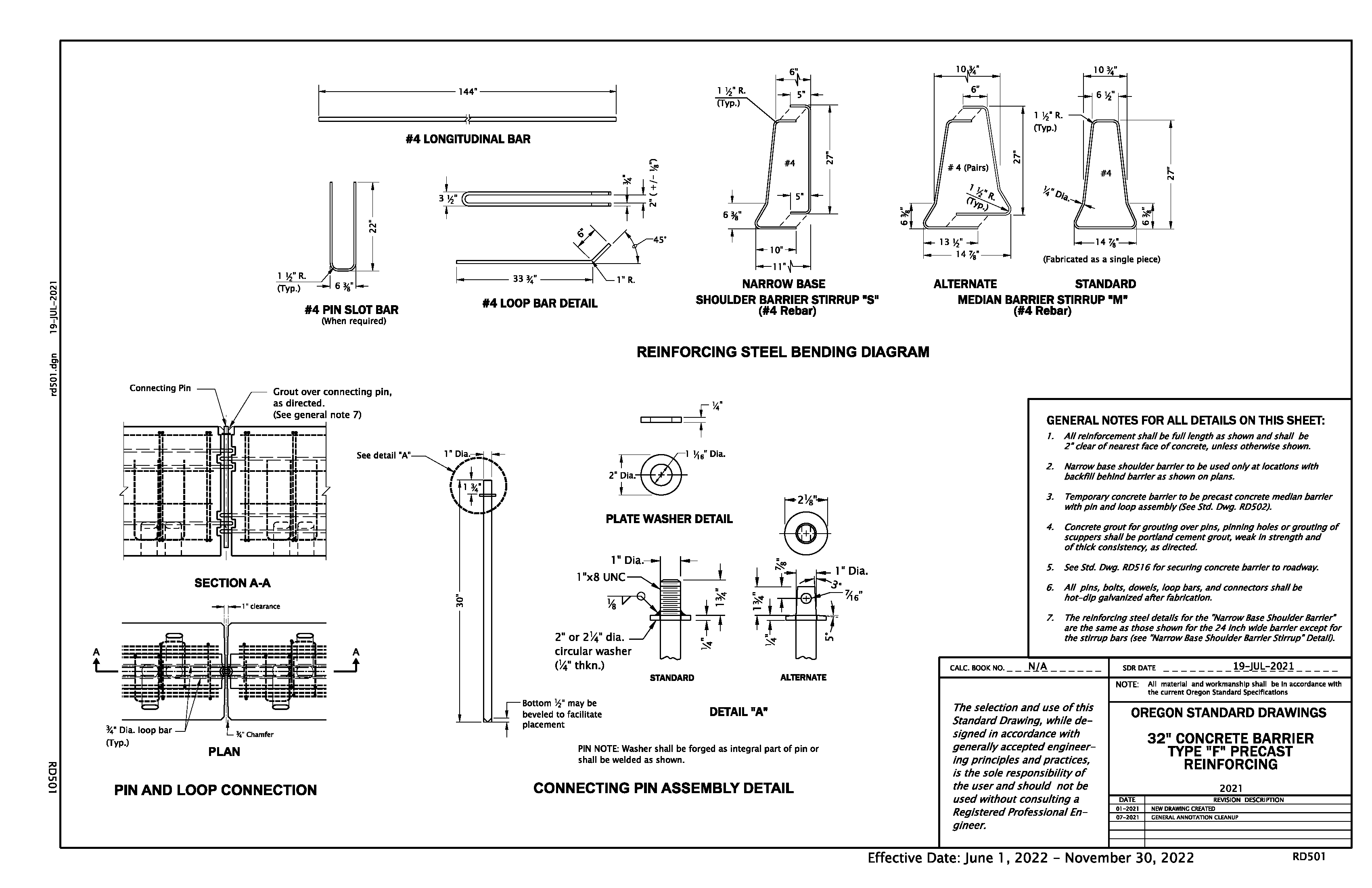 ODOT Type F Narrow Base | Jensen Precast