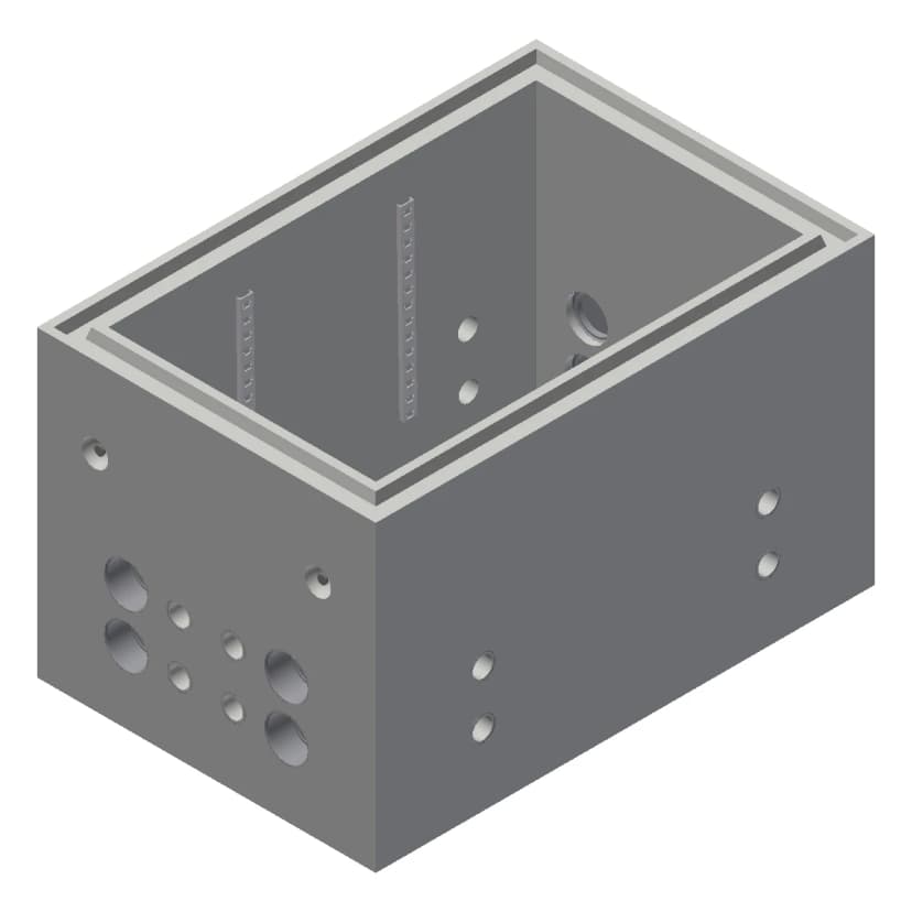 36 Inch Dc Vault Riser Utility Vault - 3048 - 36