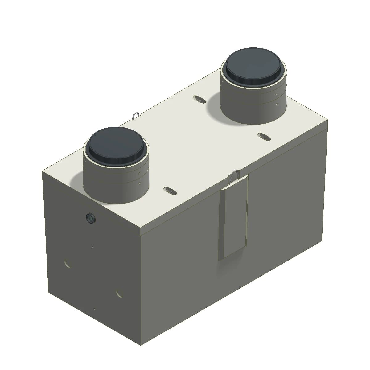 Proceptor Traffic Rated Gravity Grease Interceptor - 1500 gal - End Access ...