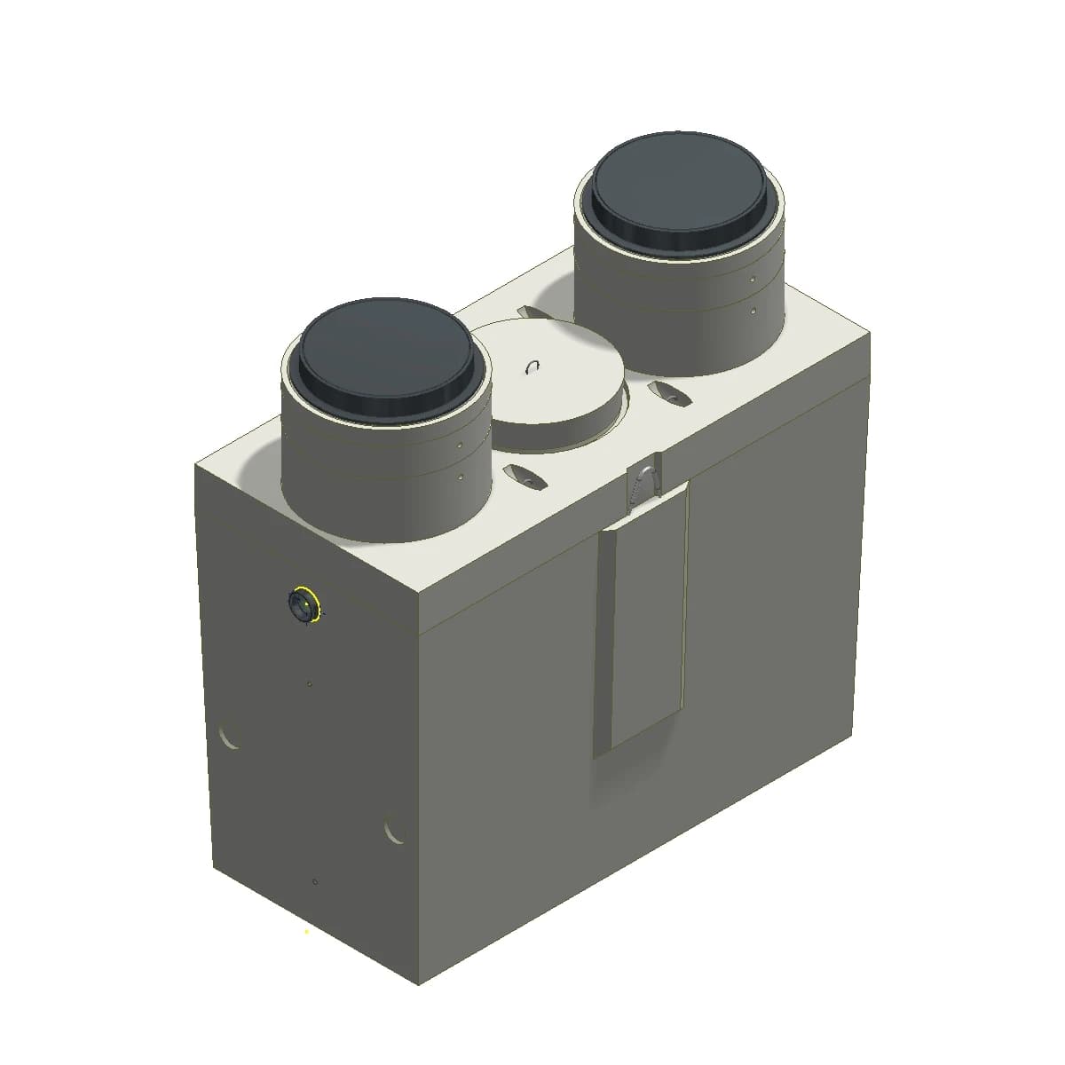 Proceptor Traffic Rated Gravity Grease Interceptor - 750 gal - Center Access ...