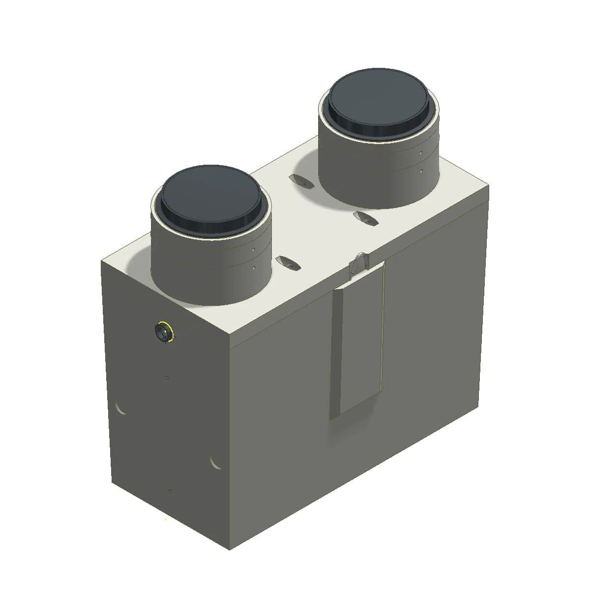 Proceptor Traffic Rated Gravity Grease Interceptor - 750 gal - End Access ...