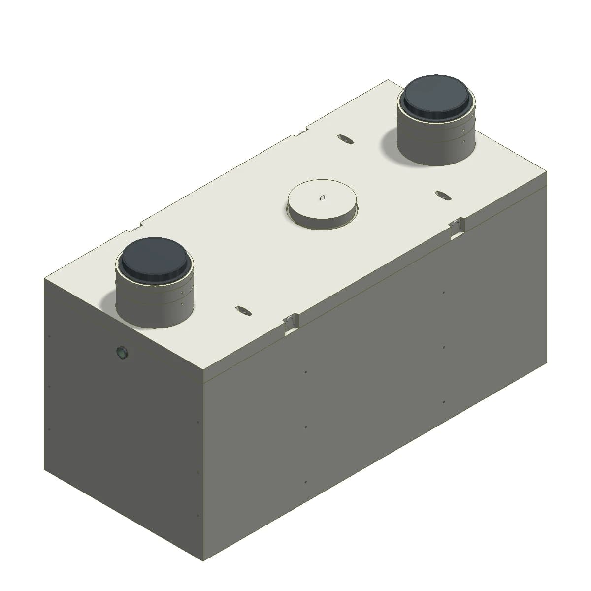 Proceptor Traffic Rated Gravity Grease Interceptor - 5000 gal - Baffle Access ...
