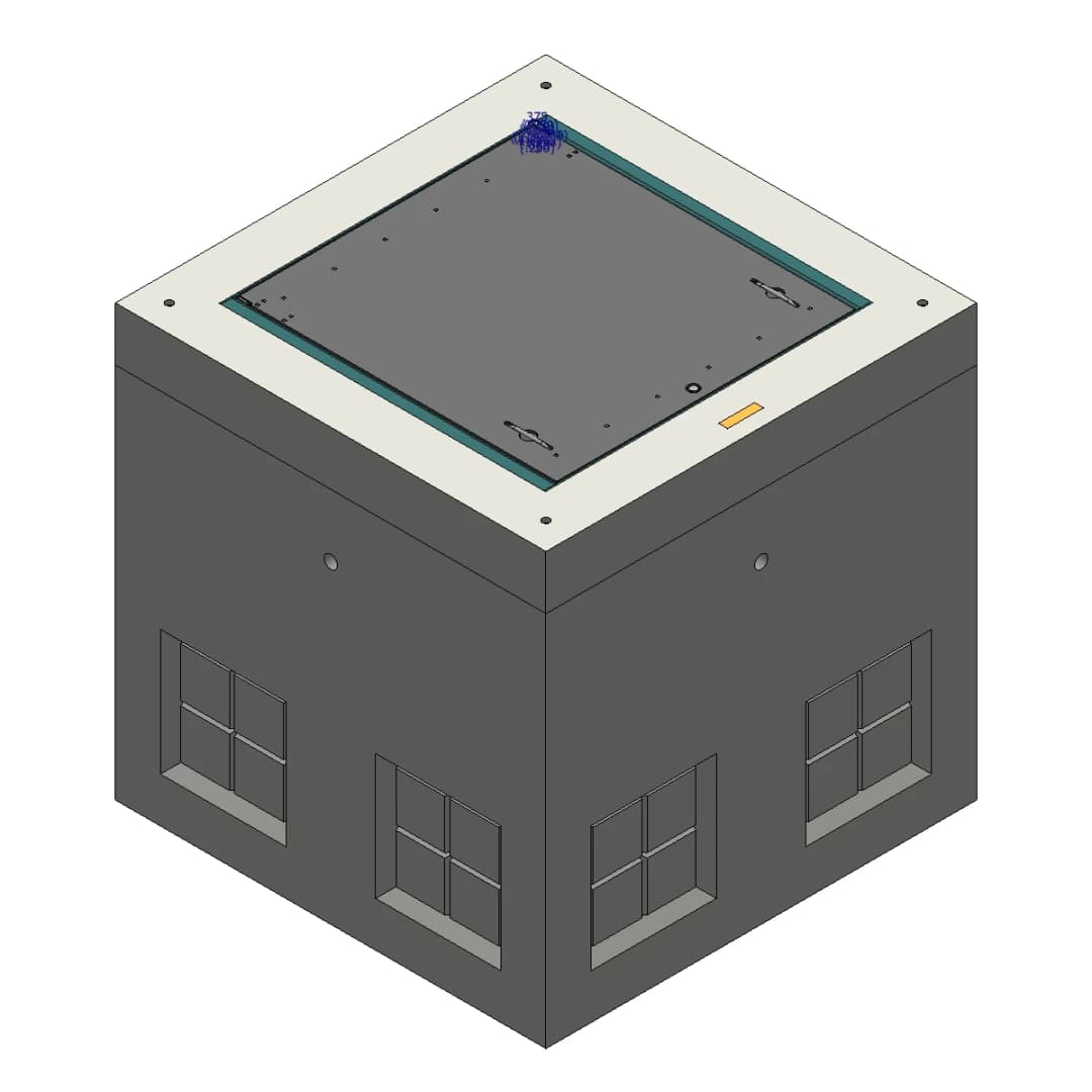 36 Inch Dc Vault Riser 4242x37 Vault with 36
