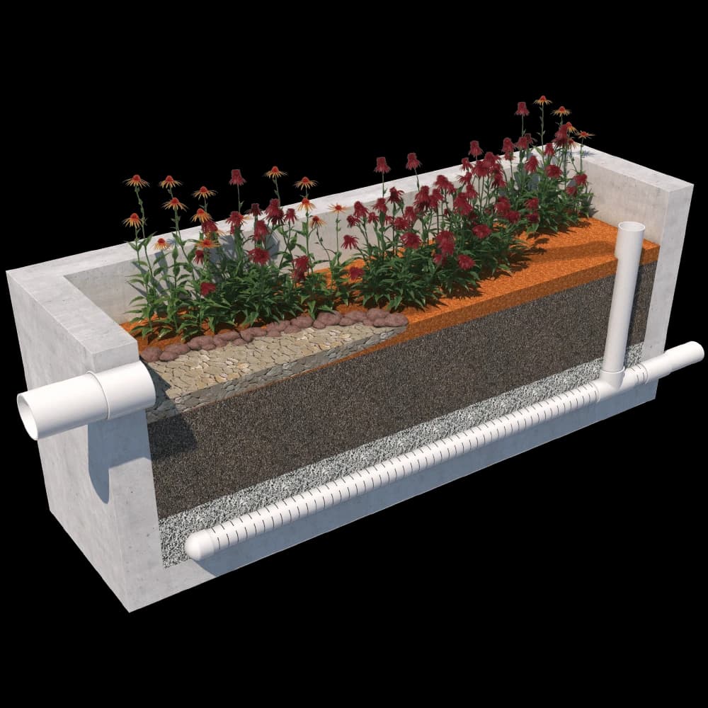 System Planter Box Biofiltration Planter Box | Jensen Infrastructure