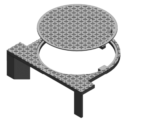 Curb inlet - #243 - 24 in. dia.x 48 in. | Jensen Precast