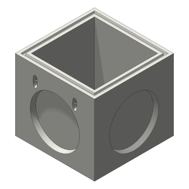 Open Base Inlet Drop Inlet - 4848 - Variable Heights | Jensen Infrastructure