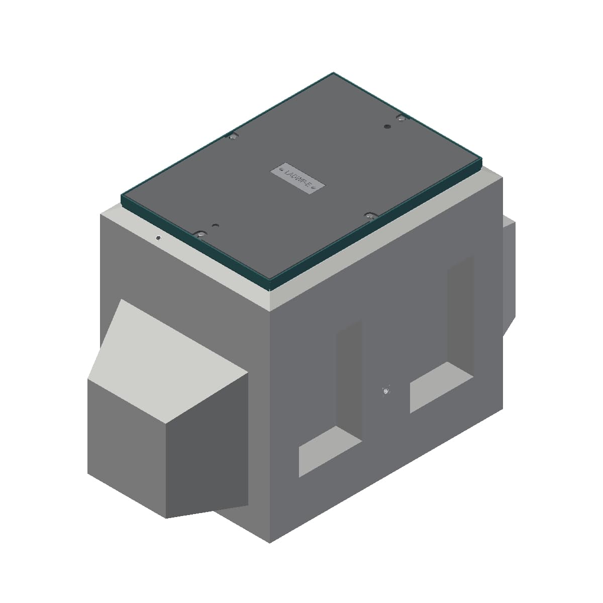 Traffic Ducted Pull Box - 2436 - LADWP | Jensen Precast