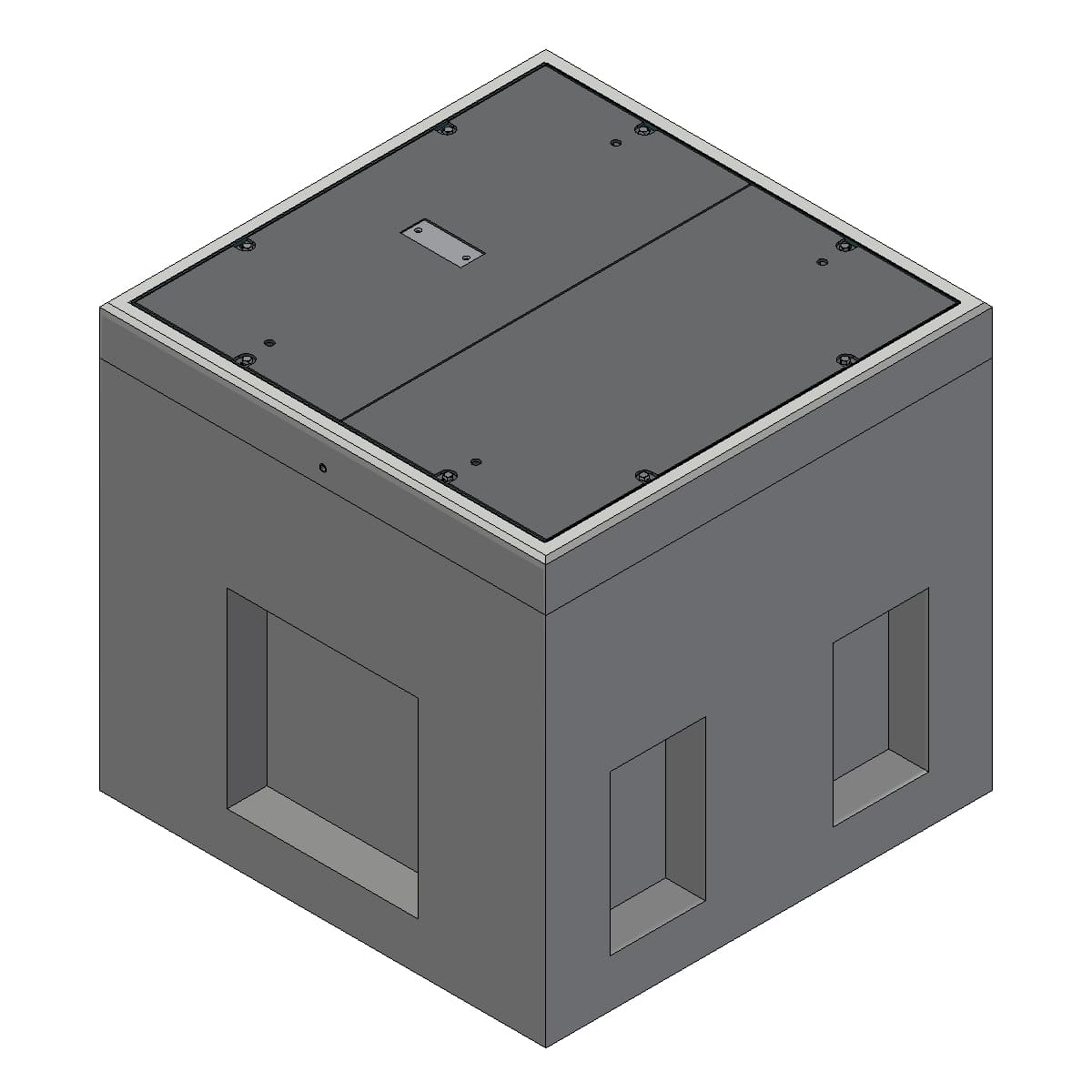 Traffic Flat Wall Pull Box - 4848 - LAUSD | Jensen Infrastructure
