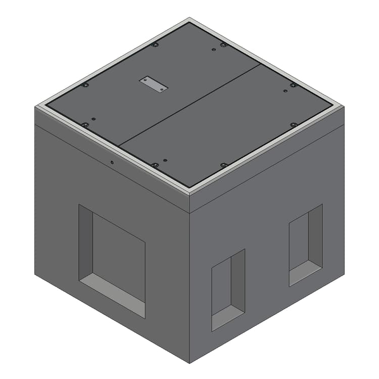 Traffic Flat Wall Pull Box - 4848 - LAUSD | Jensen Infrastructure