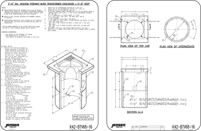 Burd Structure Parkway Burd Transformer Enclosure - 4268 - City of Anaheim | Jensen ...