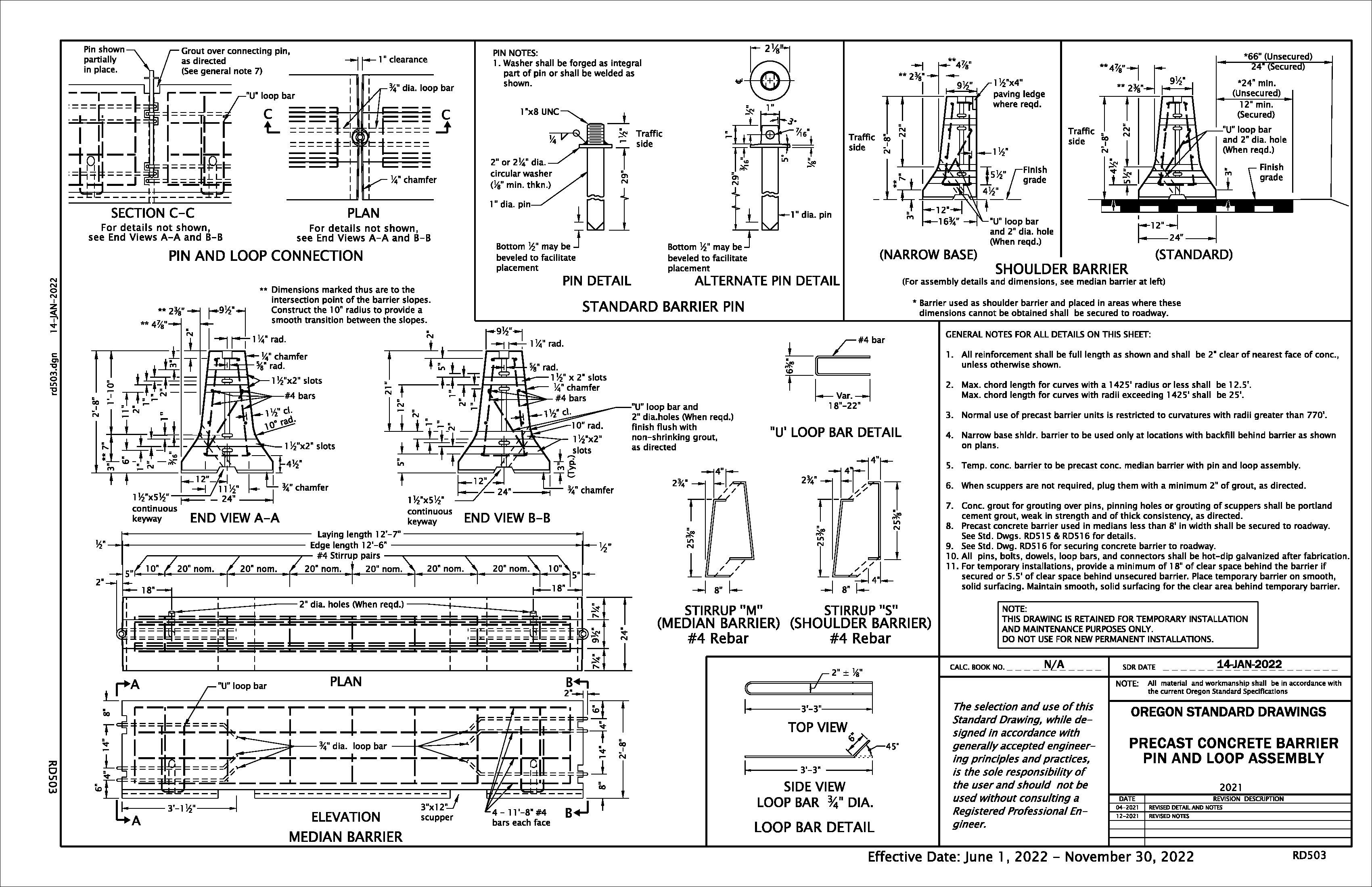 ODOT P&L Barrier | Jensen Precast