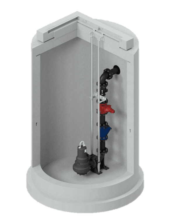 684-S Series Standard Simplex Pump Station | Jensen Infrastructure